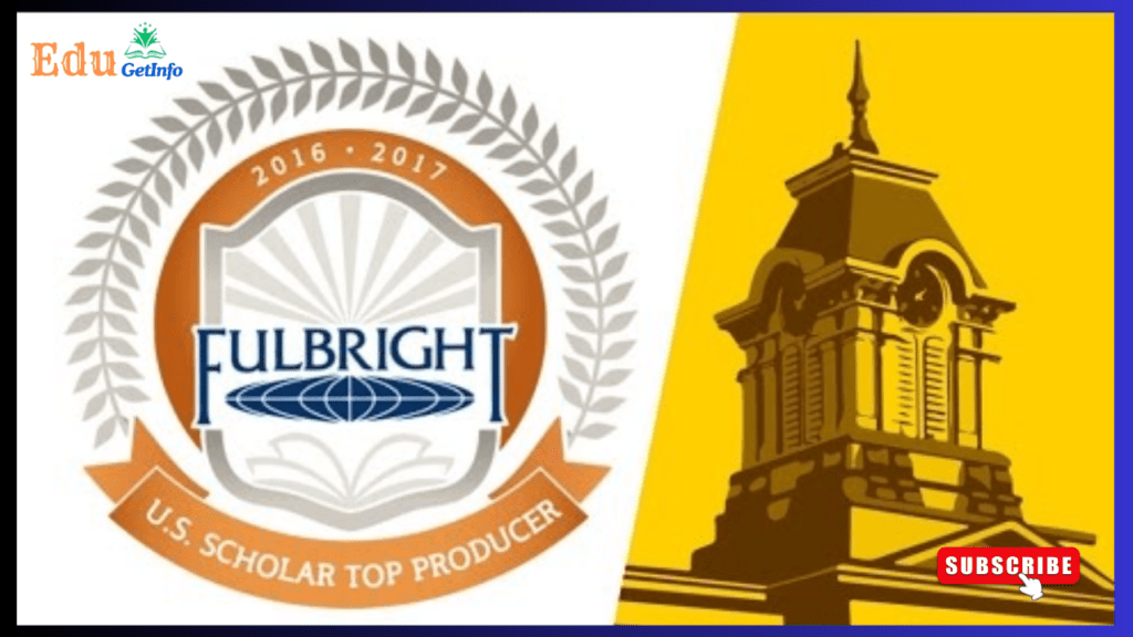 The Fulbright Scholarship in the USA for students.