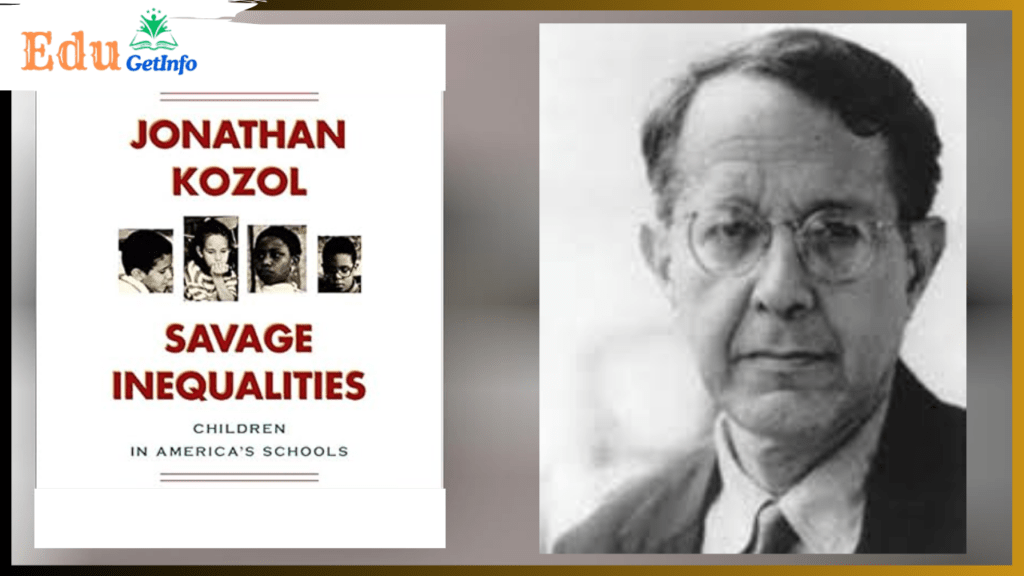 Savage Inequalities book is written by Jonathan Kozol.